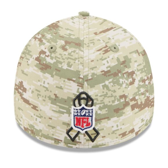 Men's Baltimore Ravens New Era Camo 2025 Salute to Service 39THIRTY Flex Hat M-L - Picture 4 of 11